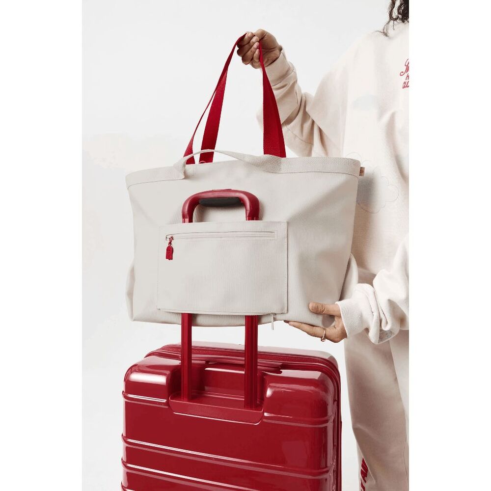 NWT Beis x The Lonely Ghost Travel Tote in Ghost White - LIMITED EDITION - Picture 2 of 12